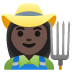 woman farmer, dark skin tone